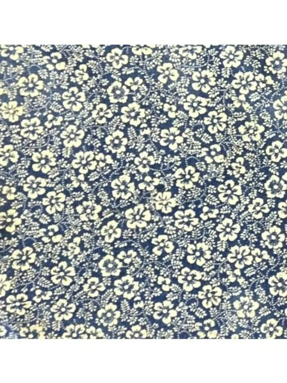 Floral Blue White Cotton Napkins Set (6) 17